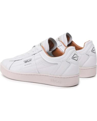 Sportivo-De-Hombre-REPLAY-ZAPATILLAS-SMASH-DENIM-2-WHITE-RED