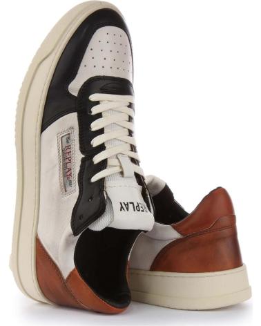 Sportivo-De-Hombre-REPLAY-ZAPATILLAS-RELOAD-MIX-BLACK-OFF-WHITE-TAN