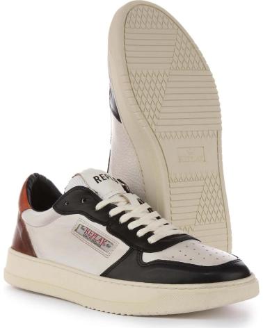 Sportivo-De-Hombre-REPLAY-ZAPATILLAS-RELOAD-MIX-BLACK-OFF-WHITE-TAN
