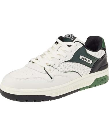Sportivo per Uomo REPLAY ZAPATILLAS GEMINI TOFU GREEN BLACK