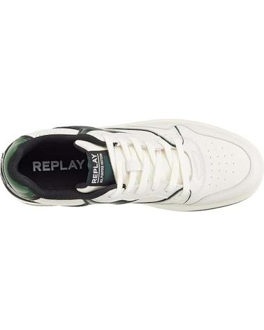 Sportivo per Uomo REPLAY ZAPATILLAS GEMINI TOFU GREEN BLACK