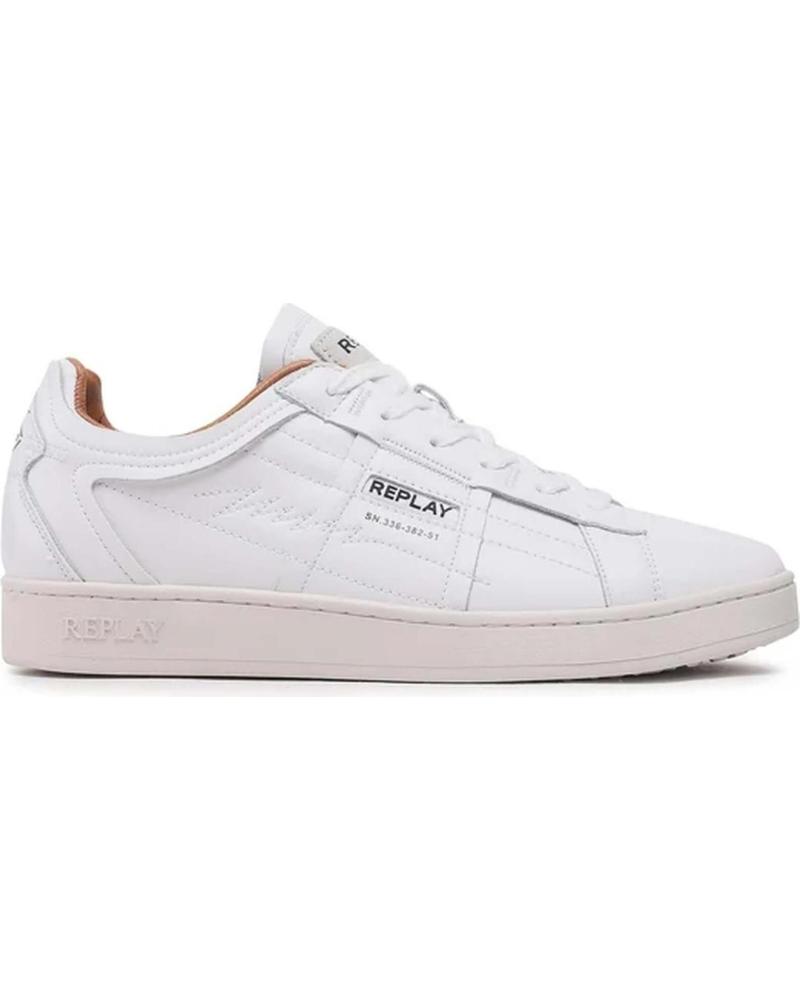 Sportivo-De-Hombre-REPLAY-ZAPATILLAS-SMASH-LAY-2-WHITE