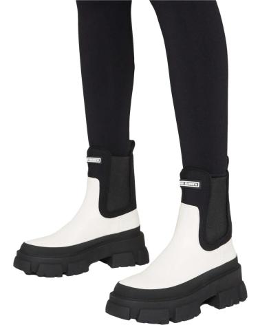 Bottes pour Femme STEVE MADDEN BOTAS Y BOTINES TRIUMPHAL WHITE-BLACK