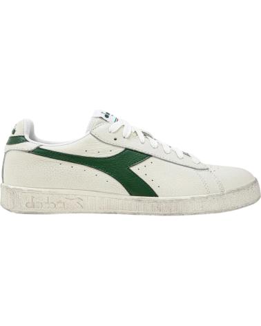 Sportif pour Femme et Homme et Garçon DIADORA ZAPATILLAS GAMME L LOW WAXED WHITE-FOGLIAGE