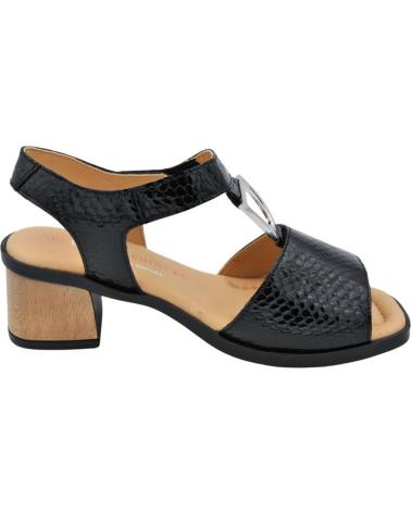 Sandalen für Damen D`CUTILLAS DOCTOR CUTILLAS - SANDALIAS DE PIEL PARA MUJER TACON GRUES NEGRO