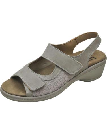 Sandales pour Femme LUMEL SANDALIA PARA PLANTILLAS PODOLOGICAS MUJER 123-8912 M TAUPE 196-0060