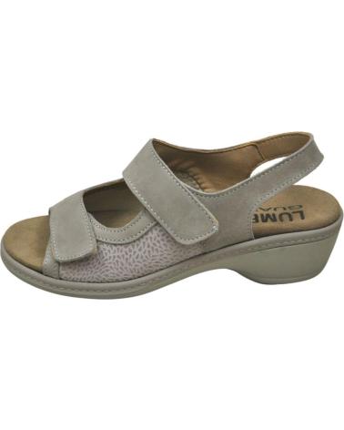 Sandales pour Femme LUMEL SANDALIA PARA PLANTILLAS PODOLOGICAS MUJER 123-8912 M TAUPE 196-0060