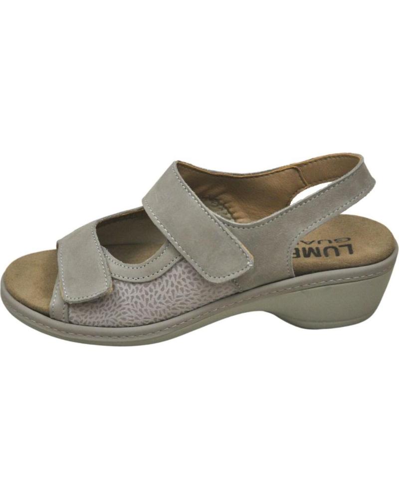 Sandales pour Femme LUMEL SANDALIA PARA PLANTILLAS PODOLOGICAS MUJER 123-8912 M TAUPE 196-0060
