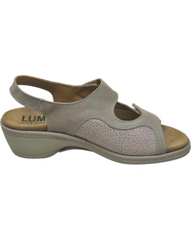 Sandales pour Femme LUMEL SANDALIA PARA PLANTILLAS PODOLOGICAS MUJER 123-8912 M TAUPE 196-0060