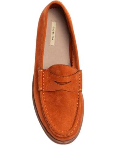 Halbschuhe für Damen CORINA MOCASINES VARIOS M4100 NARANJA