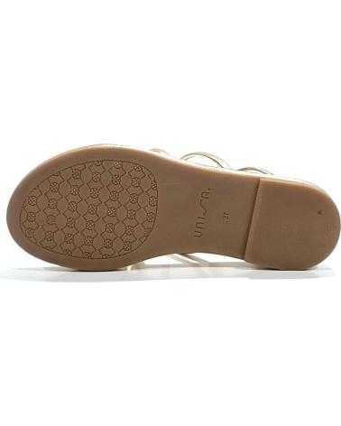 Sandali-De-Mujer-UNISA-SANDALIA-CASUAL-DE-PIEL-PLANA-PLATINO