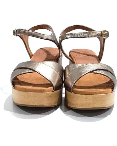 Sandali per Donna UNISA SANDALIA CASUAL DE PIEL CON TACON Y PLATAFORMA MUMM