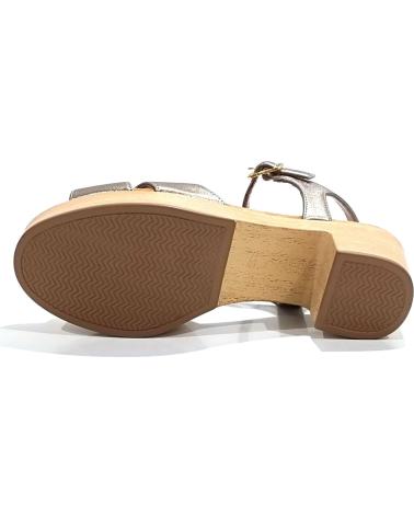 Sandali per Donna UNISA SANDALIA CASUAL DE PIEL CON TACON Y PLATAFORMA MUMM