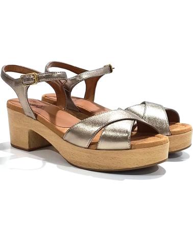 Sandali per Donna UNISA SANDALIA CASUAL DE PIEL CON TACON Y PLATAFORMA MUMM