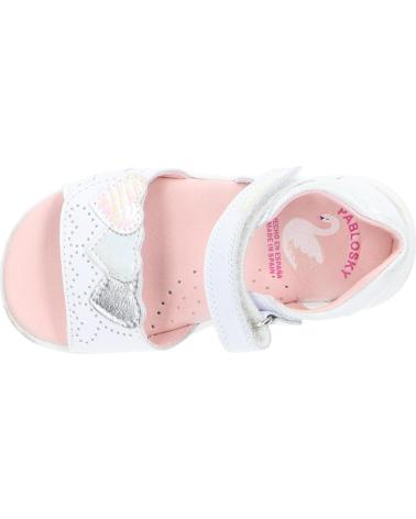 Sandalias de Niña PABLOSKY 007200 OLIMPO BLANCO