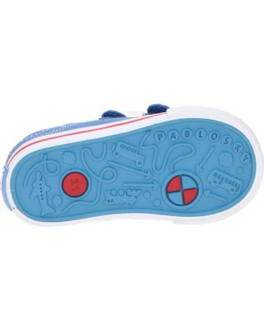 Deportivas de Niña y Niño PABLOSKY ZAPATILLA CANVAS AZAFATA  966540 BLEU CANVAS AZAFATA