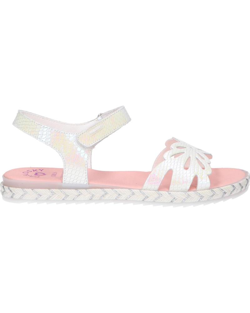 Sandales pour Fille PABLOSKY SANDALIA REPTIL MULTICOLOR KANSAS BLANCO
