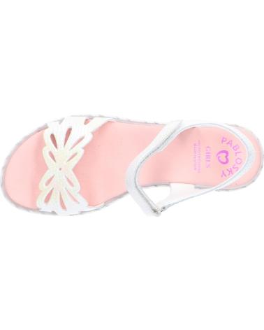 Sandales pour Fille PABLOSKY SANDALIA REPTIL MULTICOLOR KANSAS BLANCO