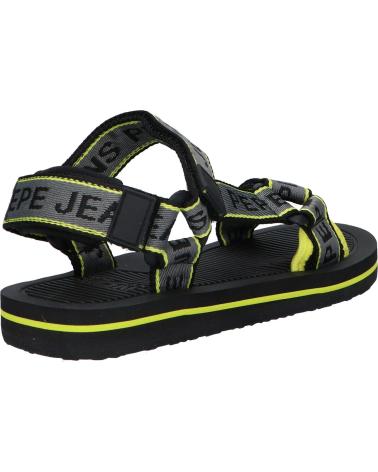 Sandales pour Femme et Fille et Garçon PEPE JEANS PBS90043 POOL TAPE 999 BLACK