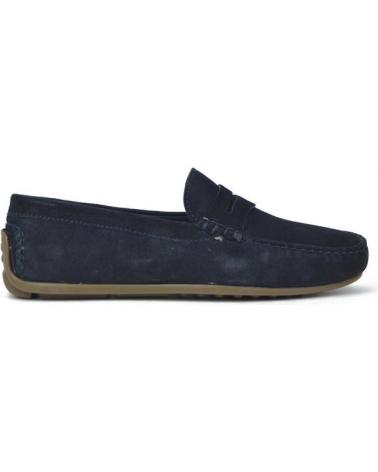 Mocassini per Uomo JAVIER LARRAINZA MOCASINES DE HOMBRE JL653-04 SUEDE NAVYSUEDE NAVY