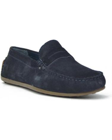 Halbschuhe für Herren JAVIER LARRAINZA MOCASINES DE HOMBRE JL653-04 SUEDE NAVYSUEDE NAVY