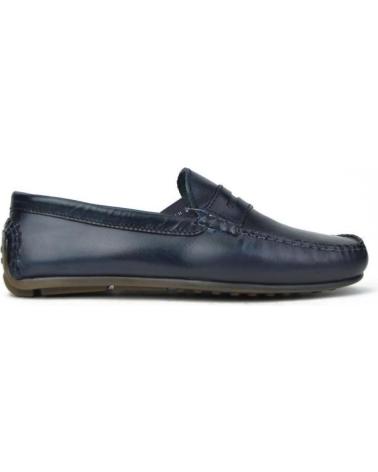 Mocassini per Uomo JAVIER LARRAINZA MOCASINES DE HOMBRE JL651-34 PIEL MARINOPIEL MARINO