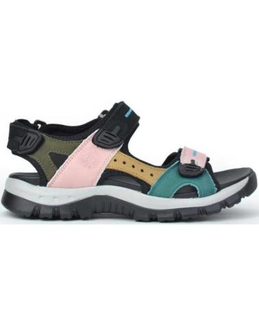 Sandálias de Homem CORONEL TAPIOCCA SANDALIAS DE MUJER T660-6 VERDE-ROSA-BEIG-NEGVERDE-ROSA-BEIG-NEG