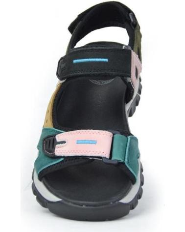Sandálias de Homem CORONEL TAPIOCCA SANDALIAS DE MUJER T660-6 VERDE-ROSA-BEIG-NEGVERDE-ROSA-BEIG-NEG