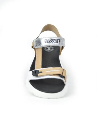 Sandalias de Mujer CORONEL TAPIOCCA SANDALIAS DE MUJER T658-2 BEIGE-PLATABEIGE-PLATA