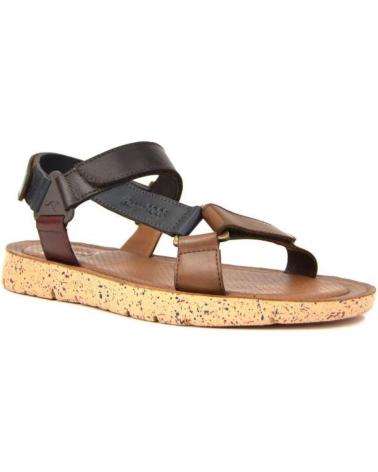 Sandales pour Homme KANGAROOS SANDALIA CABALLERO COMB MARRON-CUERO-BURDEOSCOMB MARRON-CUERO-BU