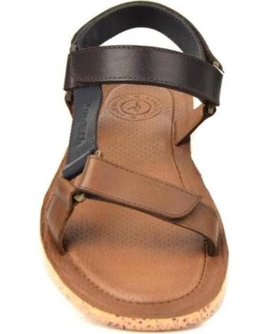 Sandales pour Homme KANGAROOS SANDALIA CABALLERO COMB MARRON-CUERO-BURDEOSCOMB MARRON-CUERO-BU