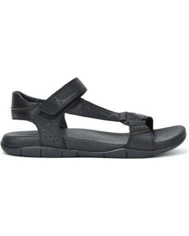 Sandálias de Homem KANGAROOS SANDALIA CABALLERO PIEL NEGROPIEL NEGRO