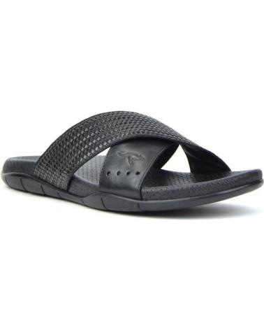 Sandalias de Hombre KANGAROOS SANDALIAS DE HOMBRE 518-11 PIEL NEGROPIEL NEGRO