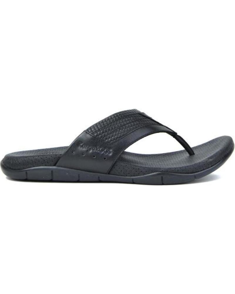 Sandalen für Herren KANGAROOS SANDALIAS DE HOMBRE 516-11 PIEL NEGROPIEL NEGRO