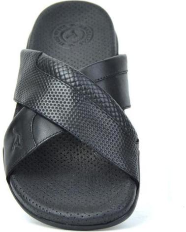 Sandalen für Herren KANGAROOS SANDALIAS DE HOMBRE 515-11 PIEL NEGROPIEL NEGRO