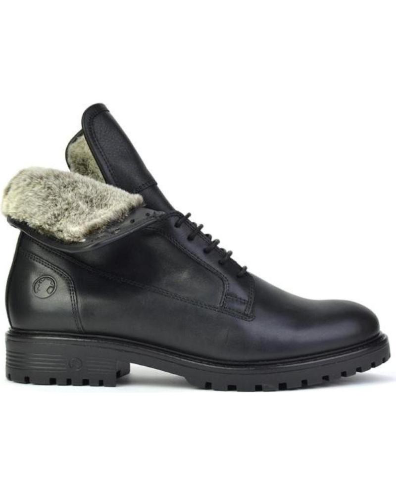 Botines de Hombre CORONEL TAPIOCCA BOTAS DE HOMBRE C2321-11 PIEL NEGRO PELOPIEL NEGRO PELO