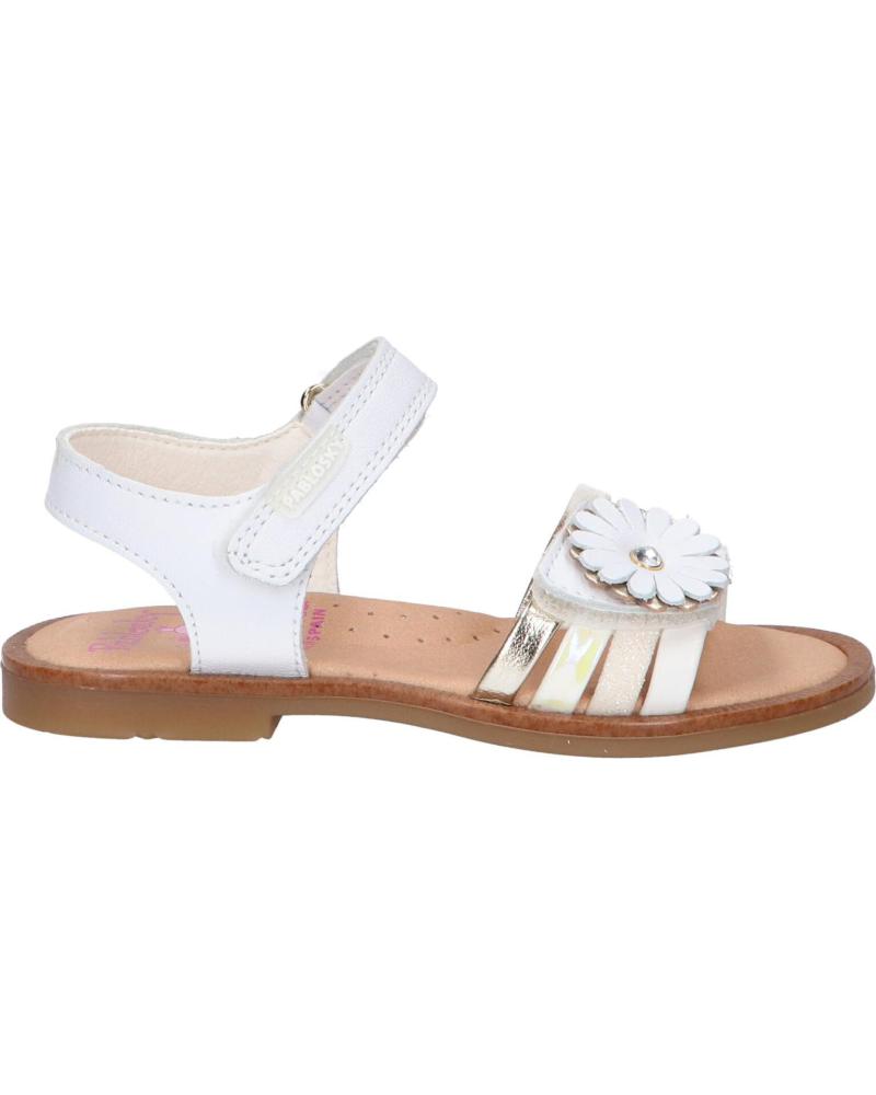 Sandalias de Niña PABLOSKY 012900 OLIMPO BLANCO