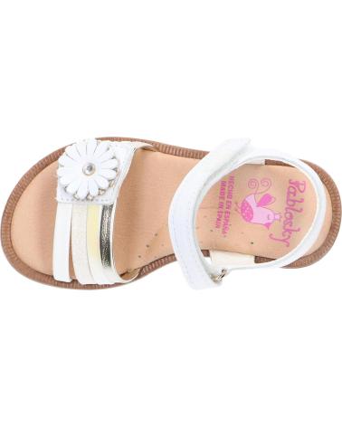 Sandalias de Niña PABLOSKY 012900 OLIMPO BLANCO