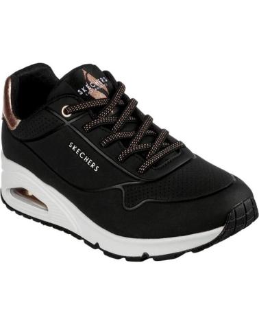 SKECHERS DEPORTIVAS 155196 NEGRA CON CÁMARA DE AIRE NEGRO