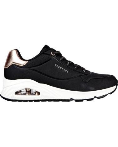 SKECHERS DEPORTIVAS 155196 NEGRA CON CÁMARA DE AIRE NEGRO