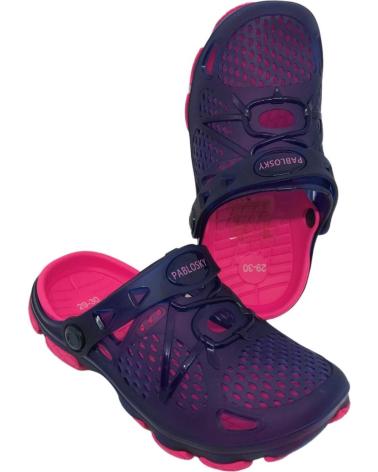 Sabots pour Fille PABLOSKY ZUECO GOMA NINA 969727 FUCSIA