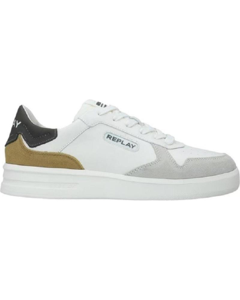 Esportes  de Homem REPLAY UNIVERSITY M COURT MX RZ4O0010L BLANCO