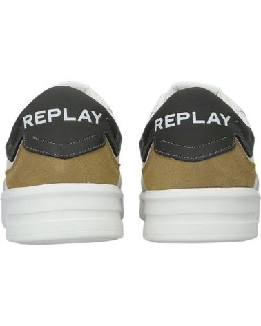 Esportes  de Homem REPLAY UNIVERSITY M COURT MX RZ4O0010L BLANCO