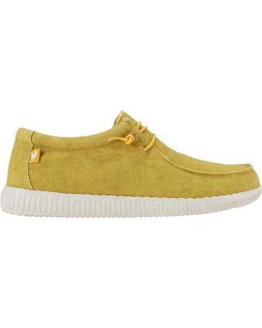 Woman Boat shoes WALK IN PITAS PITAS CANVAS LAVAD WP150-W MOSTAZA AMARILLO