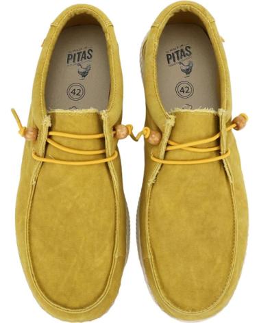 Nauticos für Damen WALK IN PITAS PITAS CANVAS LAVAD WP150-W MOSTAZA AMARILLO