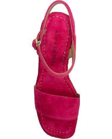 Sandales-De-Mujer-ALMA-EN-PENA-V240974-SUEDE-FUXIA-ROSA