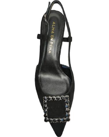 Sandálias de Mulher ALMA EN PENA V240297 SUEDE BLACK NEGRO