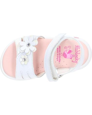 Sandalias de Niña pablosky 119000 BLANC