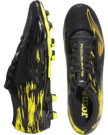 Baskets-décontractées-pour-fille-JOMA-ZAPATILLA-SUPERCOPA-AMARILLO-NEGRO