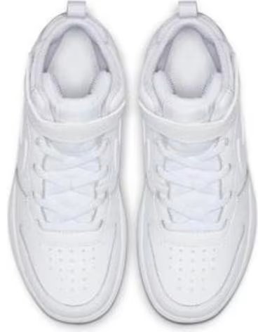 Deportivas de Niña y Niño NIKE CD7783-100 COURT BOROUGH MID 2 PSV WHITE-WHITE